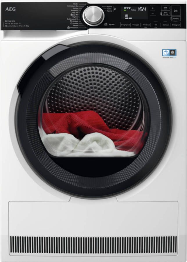 AEG TR9MUNCHEN AbsoluteCare Plus Warmtepompdroger Wit