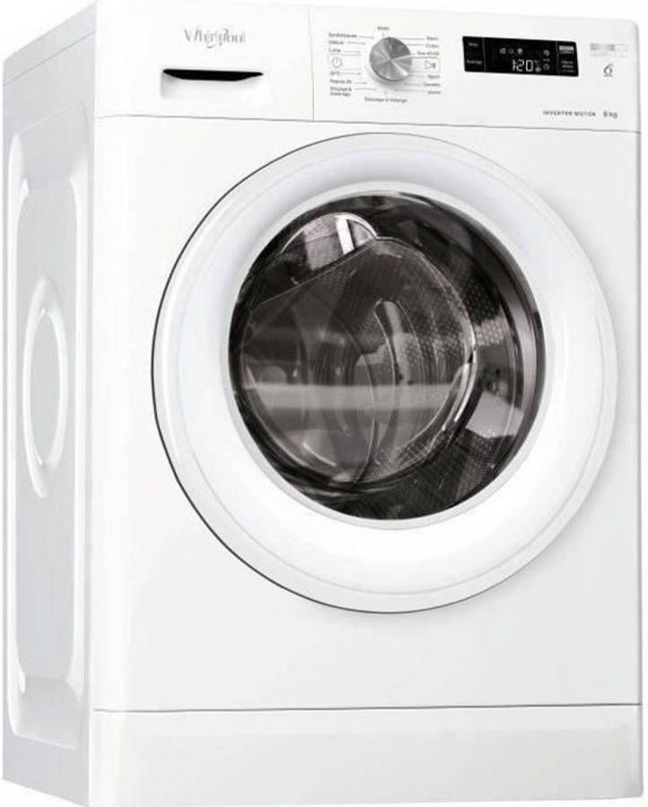 Whirlpool Pffs38248wfrffspl Wasmachine Vrijstaand Voorkant Freshcare 8 Kg 1200 Trs A +++ Wit