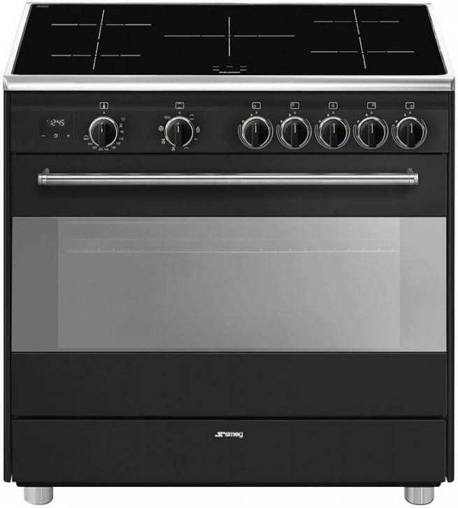 Smeg BG91IAN2 Inductie fornuis Antraciet