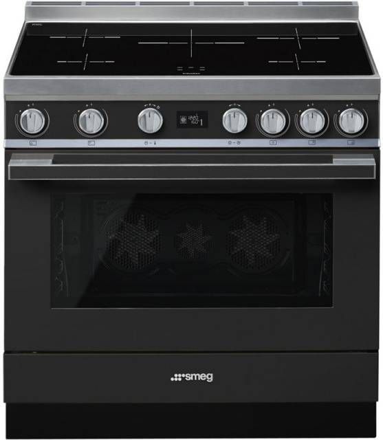 Smeg CPF9IPAN inductie fornuis met Pyrolyse reiniging en...