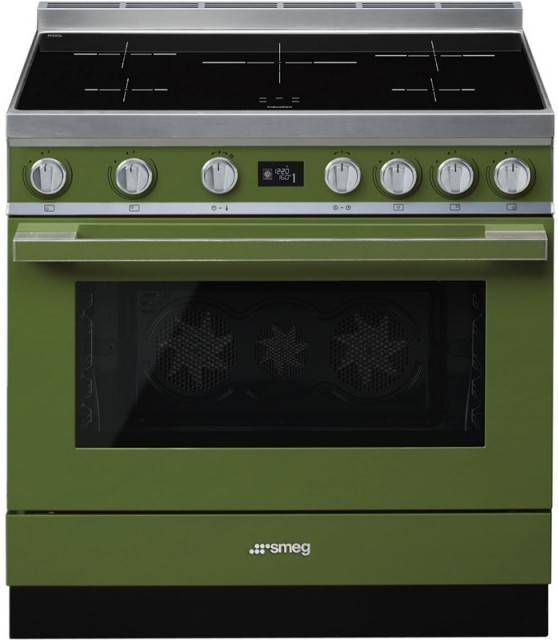 Smeg CPF9IPOG inductie fornuis met Pyrolyse reiniging en...