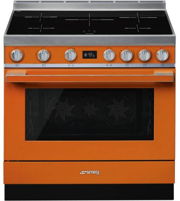 Smeg CPF9IPOR inductie fornuis met Pyrolyse reiniging en...
