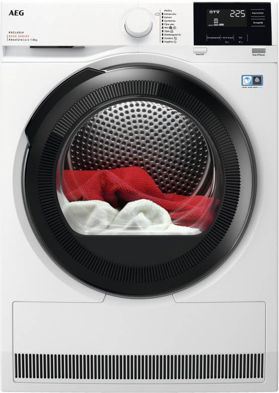 AEG Tr8essen 8000 Serie Absolutecare Warmtepomp Wasdroger 8 Kg