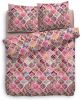 Heckett & Lane dekbedovertrek Rachela roze 140x220 cm Leen Bakker online kopen