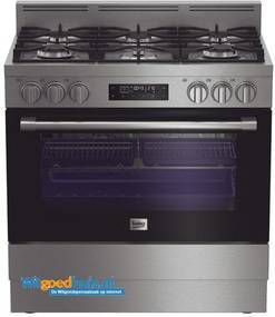 Beko BFC918GMX NL Gas elektrische fornuizen Roestvrijstaal